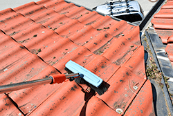 屋根にサビや汚れがある